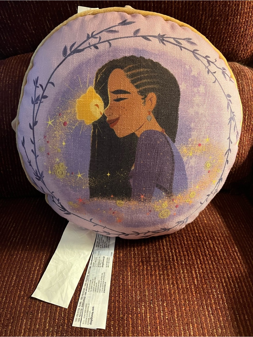 Disney Throw Pillow - Wish, Asha And Star